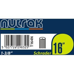 Nutrak 16 x 1 3/8th inch Schrader inner tube black Nutrak 16 x 1 3/8th inch Schrader inner tube black