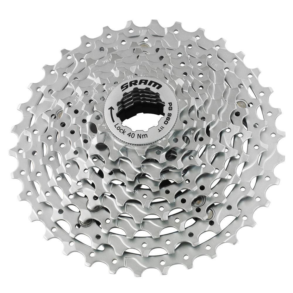 SRAM PG980 9spd Cassette 11-34t SRAM PG980 9spd Cassette 11-34t