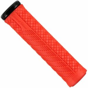 Lizard Skins Single-Clamp Lock-On Charger Evo Grips - Fire Red