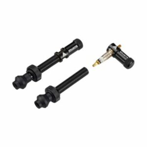 Granite Design Valve with Juicy Nipple Valve Cap & Core Removal Tool - Black