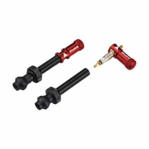 Granite Design Valve with Juicy Nipple Valve Cap & Core Removal Tool - Red