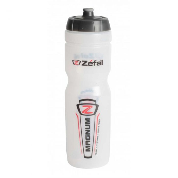 Zefal Magnum 1ltr Water Bottle - White Zefal Magnum 1ltr Water Bottle - White